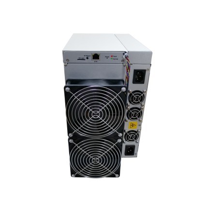 模型 Antminer D7 (1286Gh) 来自 Bitmain Mining X11 算法,最大哈希率为 1.286th/S,功耗为 3148W.